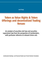 Cover von Les Tokens comme Droits de Valeur & Offres de Tokens et Centres Commerciaux Décentralisés