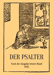 Cover von Der Psalter. Nach der Ausgabe letzter Hand 1545. Mit den Vorreden und Summarien.