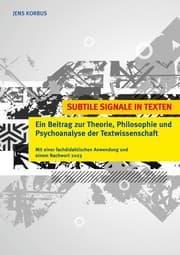 Cover von Subtile Signale in Texten
