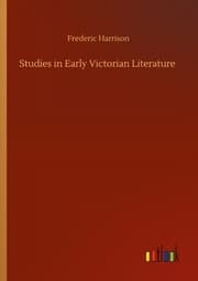 Cover von Studies in Early Victorian Literature