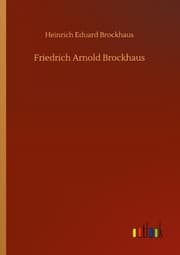 Cover von Friedrich Arnold Brockhaus