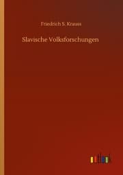 Cover von Slavische Volksforschungen