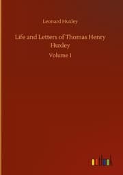 Cover von Life and Letters of Thomas Henry Huxley