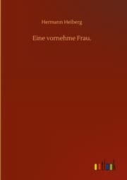 Cover von Eine vornehme Frau.