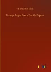 Cover von Strange Pages From Family Papers