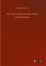 Cover von Das Nationaltheater des Neuen Deutschlands.