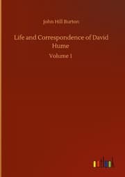 Cover von Life and Correspondence of David Hume