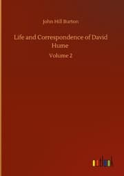 Cover von Life and Correspondence of David Hume