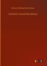 Cover von Friedrich Arnold Brockhaus