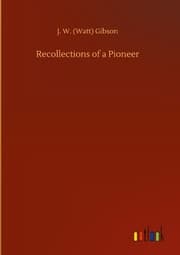 Cover von Recollections of a Pioneer