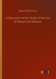 Cover von A Discourse on the Study of the Law of Nature and Nations
