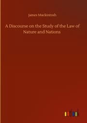 Cover von A Discourse on the Study of the Law of Nature and Nations
