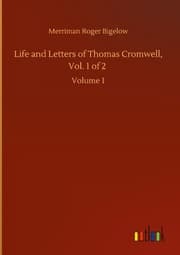Cover von Life and Letters of Thomas Cromwell, Vol. 1 of 2
