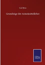 Cover von Grundzüge der Arzneimittellehre