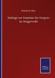 Cover von Beiträge zur Kenntnis des Keupers im Steigerwald