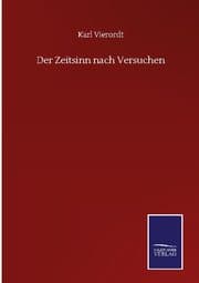 Cover von Der Zeitsinn nach Versuchen