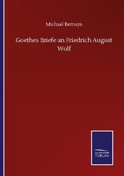 Cover von Goethes Briefe an Friedrich August Wolf