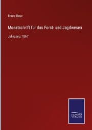 Cover von Monatschrift für das Forst- und Jagdwesen