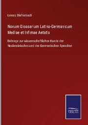 Cover von Novum Glossarium Latino-Germanicum Mediae et Infimae Aetatis