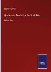 Cover von Quellen zur Geschichte der Stadt Köln