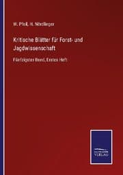 Cover von Kritische Blätter für Forst- und Jagdwissenschaft