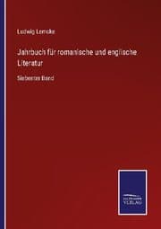 Cover von Jahrbuch für romanische und englische Literatur