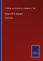 Cover von Zeitschrift für Biologie