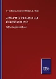 Cover von Zeitschrift für Philosophie und philosophische Kritik