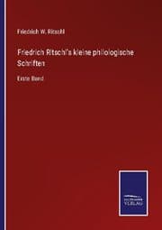 Cover von Friedrich Ritschl's kleine philologische Schriften