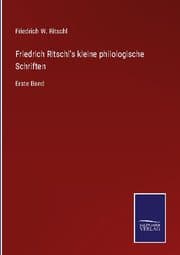 Cover von Friedrich Ritschl's kleine philologische Schriften