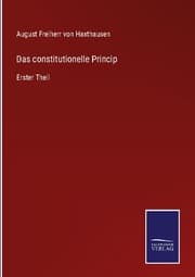 Cover von Das constitutionelle Princip