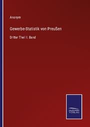 Cover von Gewerbe-Statistik von Preußen