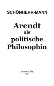 Cover von Arendt als politische Philosophin