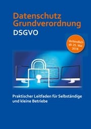 Cover von Datenschutz Grundverordnung DSGVO