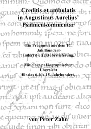 Cover von Creditis et ambulatis in Augustinus Aurelius' Psalmenkommentar