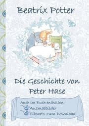 Cover von Die Geschichte von Peter Hase (inklusive Ausmalbilder und Cliparts zum Download)