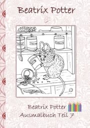 Cover von Beatrix Potter Ausmalbuch Teil 7 ( Peter Hase )