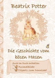 Cover von Die Geschichte vom bösen Hasen (inklusive Ausmalbilder und Cliparts zum Download)