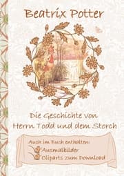 Cover von Die Geschichte von Herrn Todd und dem Storch (inklusive Ausmalbilder und Cliparts zum Download)