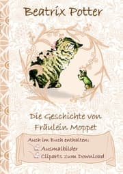 Cover von Die Geschichte von Frau Moppet (inklusive Ausmalbilder und Cliparts zum Download)