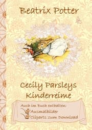 Cover von Cecily Parsleys Kinderreime (inklusive Ausmalbilder und Cliparts zum Download)