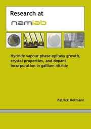 Cover von Hydride vapour phase epitaxy growth, crystal properties and dopant incorporation in gallium nitride