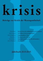 Cover von Krisis - Jahrbuch 2013 - 2015