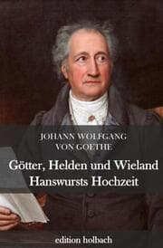 Cover von Götter, Helden und Wieland. Hanswursts Hochzeit