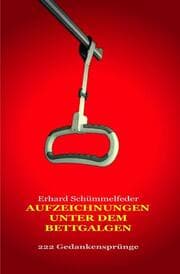Cover von Aufzeichnungen unter dem Bettgalgen