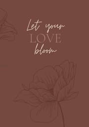 Cover von Notizbuch, Bullet Journal, Journal, Planer, Tagebuch 'Love'