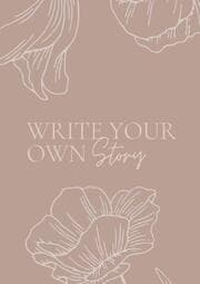 Cover von Notizbuch, Bullet Journal, Journal, Planer, Tagebuch 'Write your own Story'