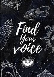 Cover von Notizbuch, Bullet Journal, Journal, Planer, Tagebuch 'Find your Voice'