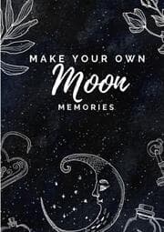 Cover von Notizbuch, Bullet Journal, Journal, Planer, Tagebuch 'Make your own Moon Memories'