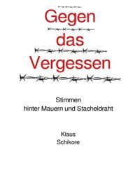 Cover von Gegen das Vergessen